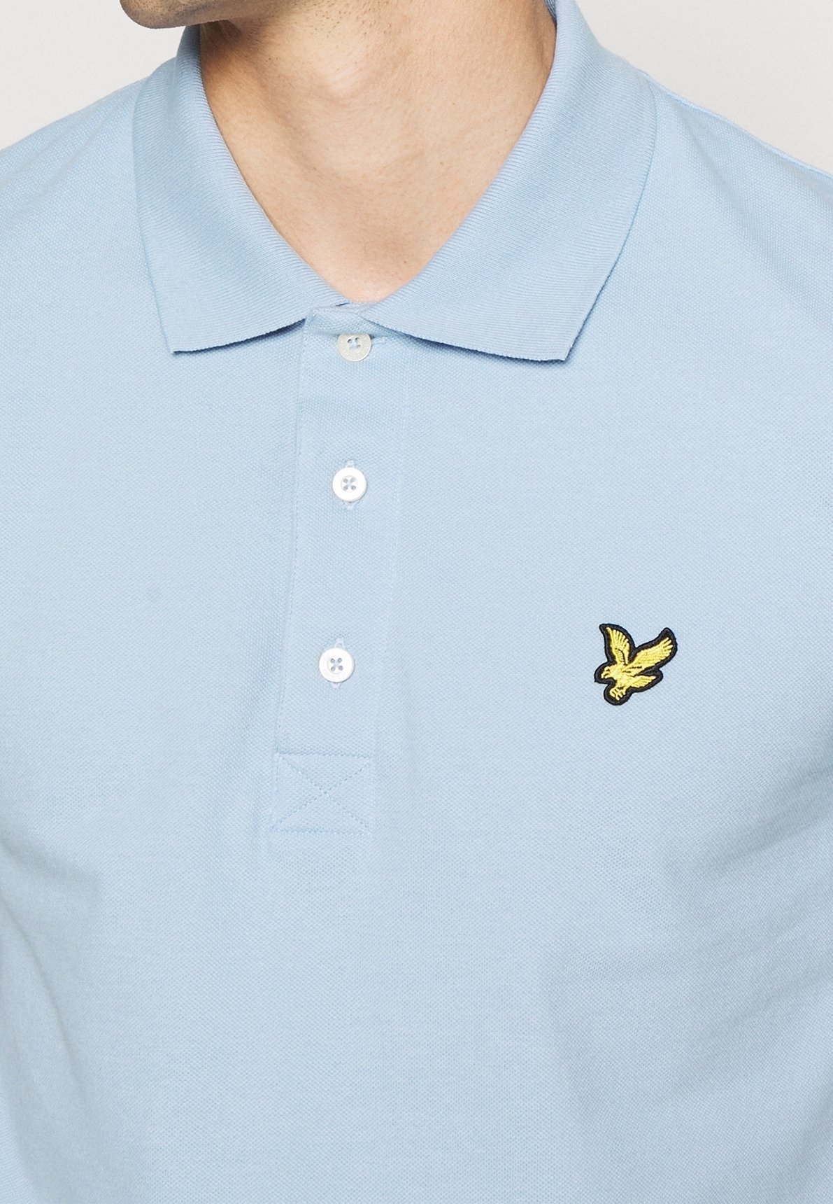 Camisa polo Lyle & Scott - azul claro