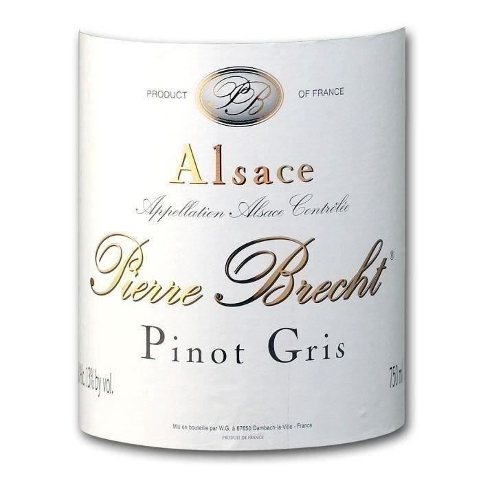 Pierre Brecht 2024 Pinot Gris Réserve - Vino blanco de Alsacia
