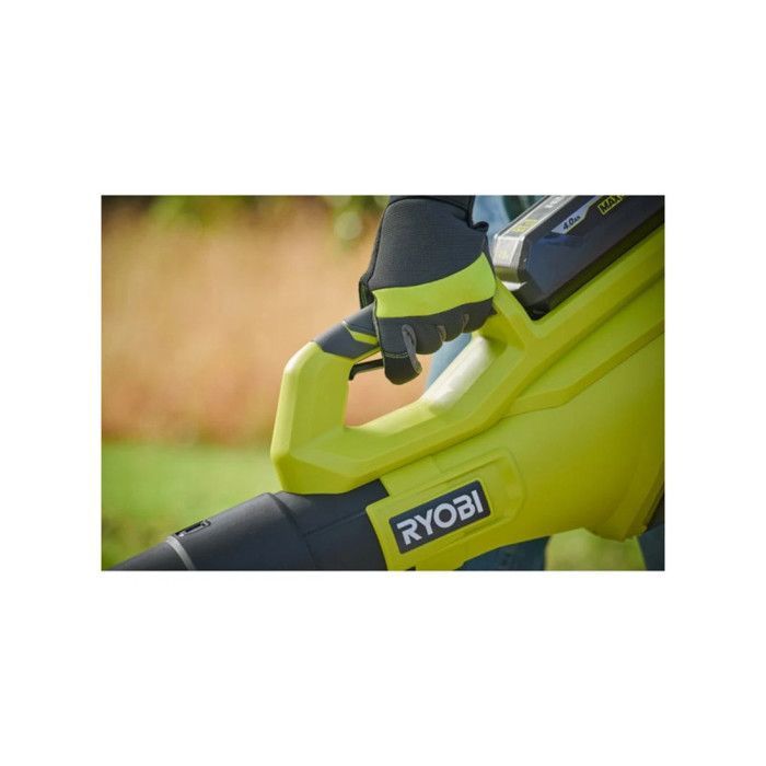Soffiatore RYOBI Turbo Jet 36V - Velocità di soffiaggio 193 km/h - Batteria 4.0Ah - Caricabatterie - RY36BLB-140