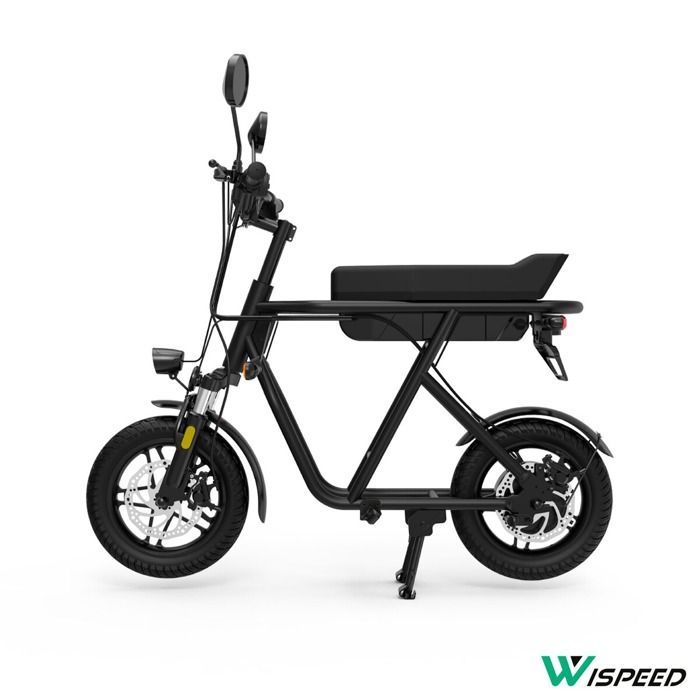 Draisienne électrique Wispeed WIMOB SCOOT NOIR – CYCLOMOBILE HOMOLOGUE ROUTE
