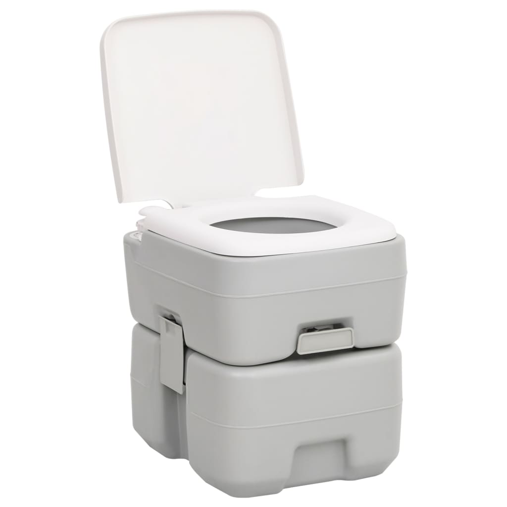 Vidaxl kemping WC és mosdó szett