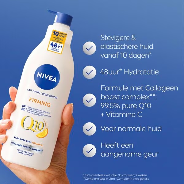 NIVEA Q10 лосион за учвршћивање тела<br>400ml