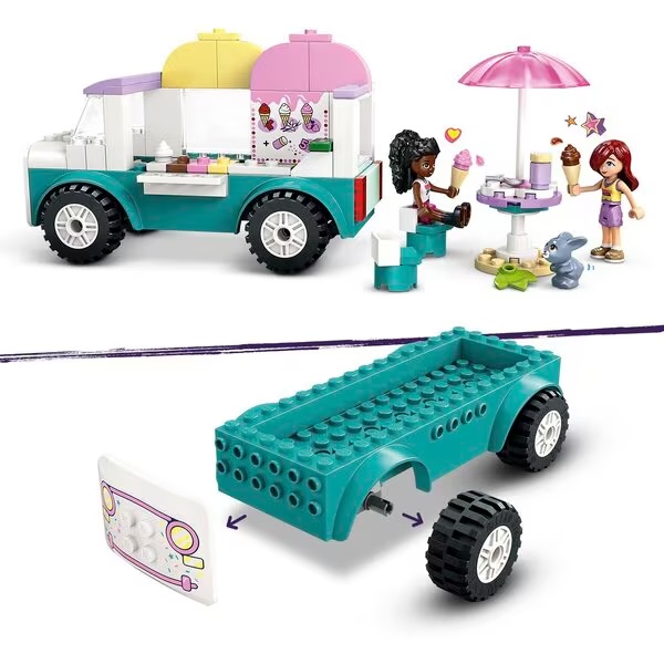 LEGO Friends 42644 Tovornjak s sladoledom iz mesta Heartlake