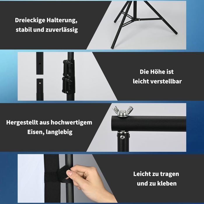 Écran De Projection Portable Avec Support, 150 Pouces Pour L'Intérieur Et L'Extérieur[YE96]