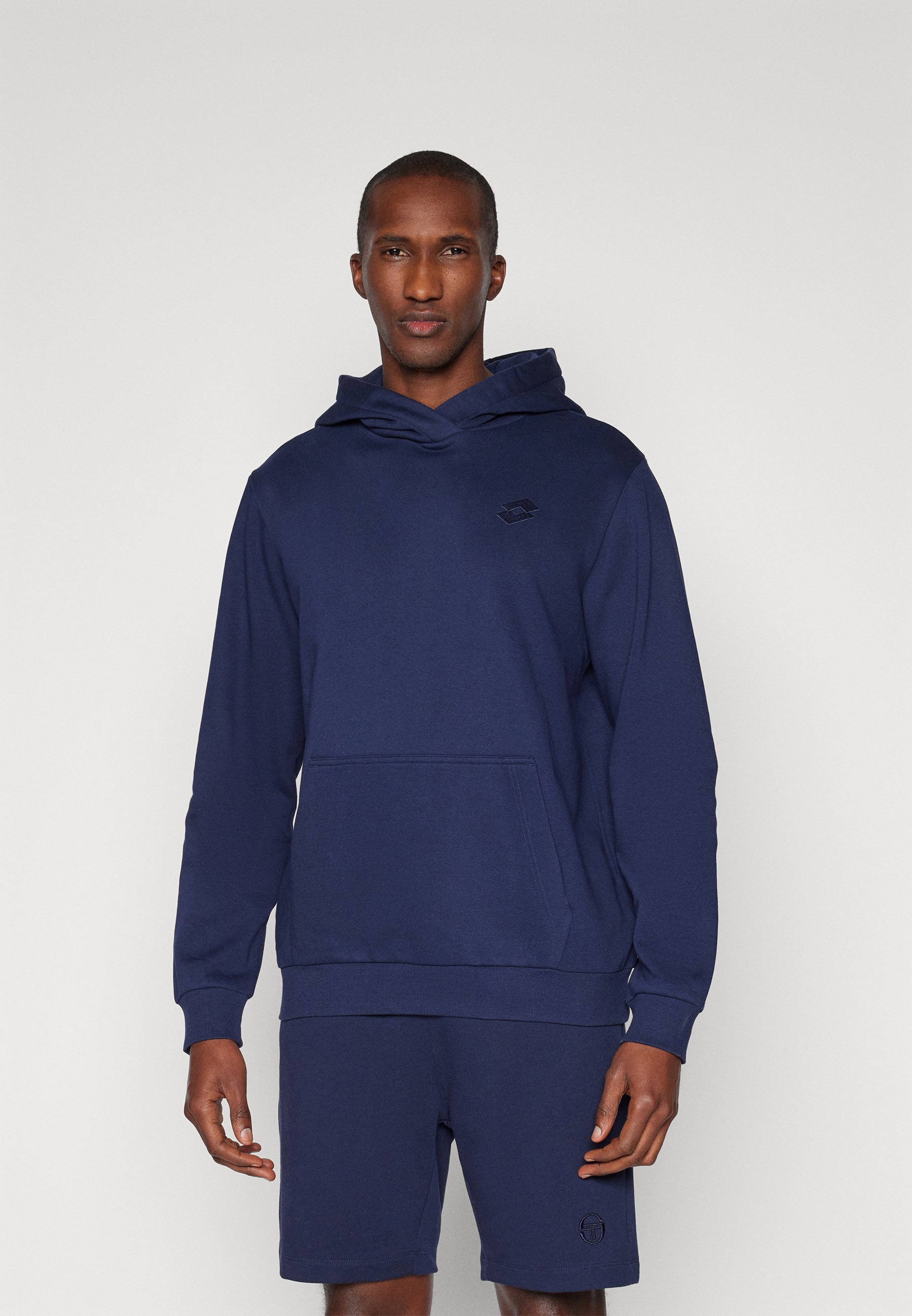 Lotto HERITAGE KAPUZEN-SWEATSHIRT - Hoodie - Pfau