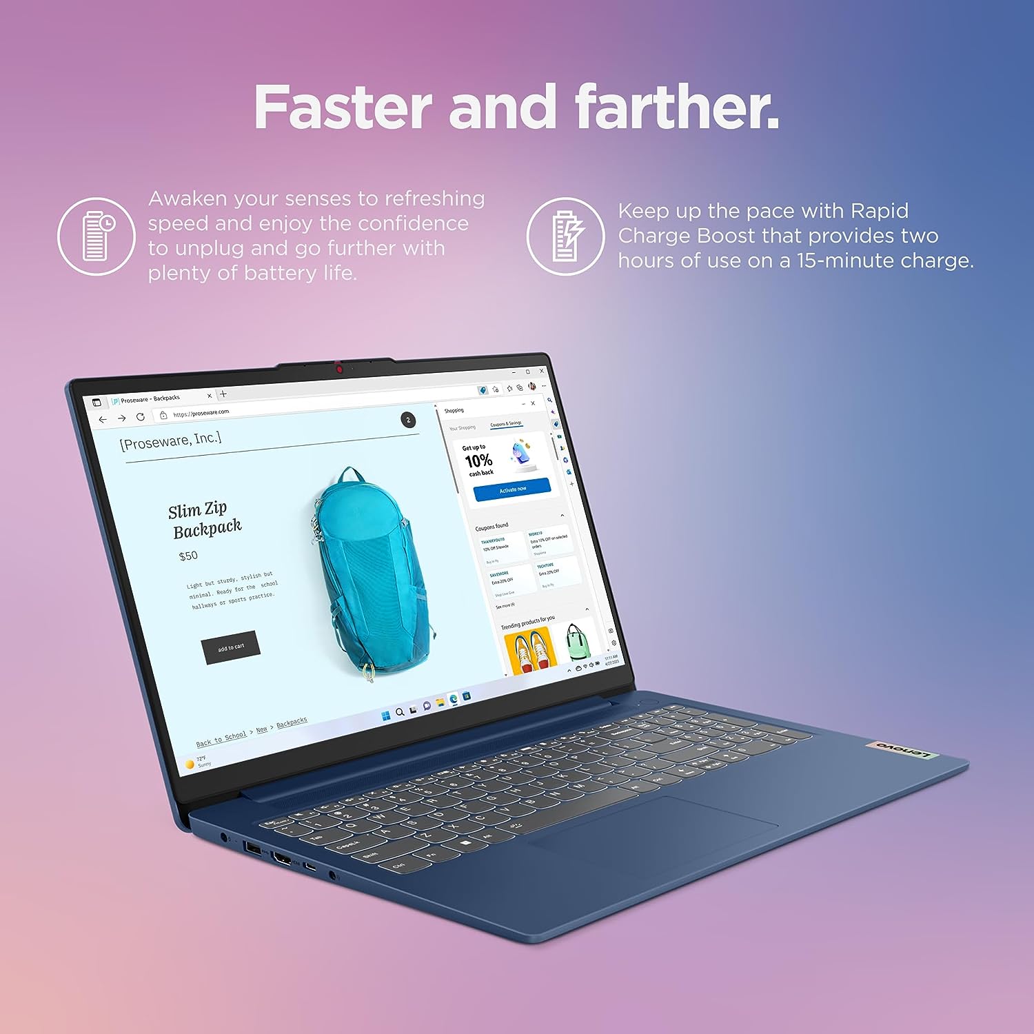 Lenovo IdeaPad Slim 3 - (2023) - Kannettava tietokone jokapäiväiseen käyttöön - Kevyt - Windows 11-15.6