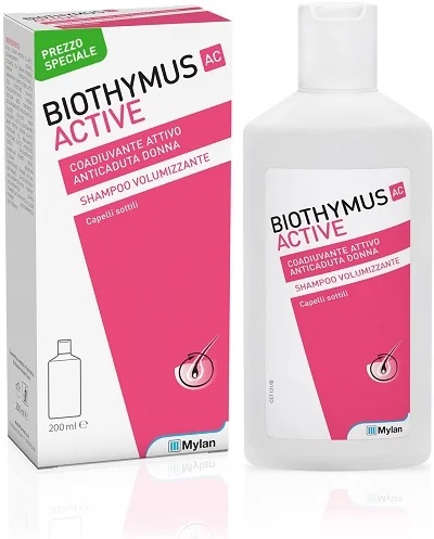 Biothymus Biothymus AC Active shampoo para mulheres, para volume e contra queda de cabelo. PROMOÇÃO 200 ml