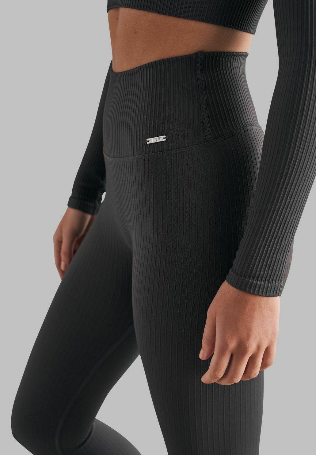 aim'n® RIBBED SEAMLESS - Leggings - schaduwgrijs