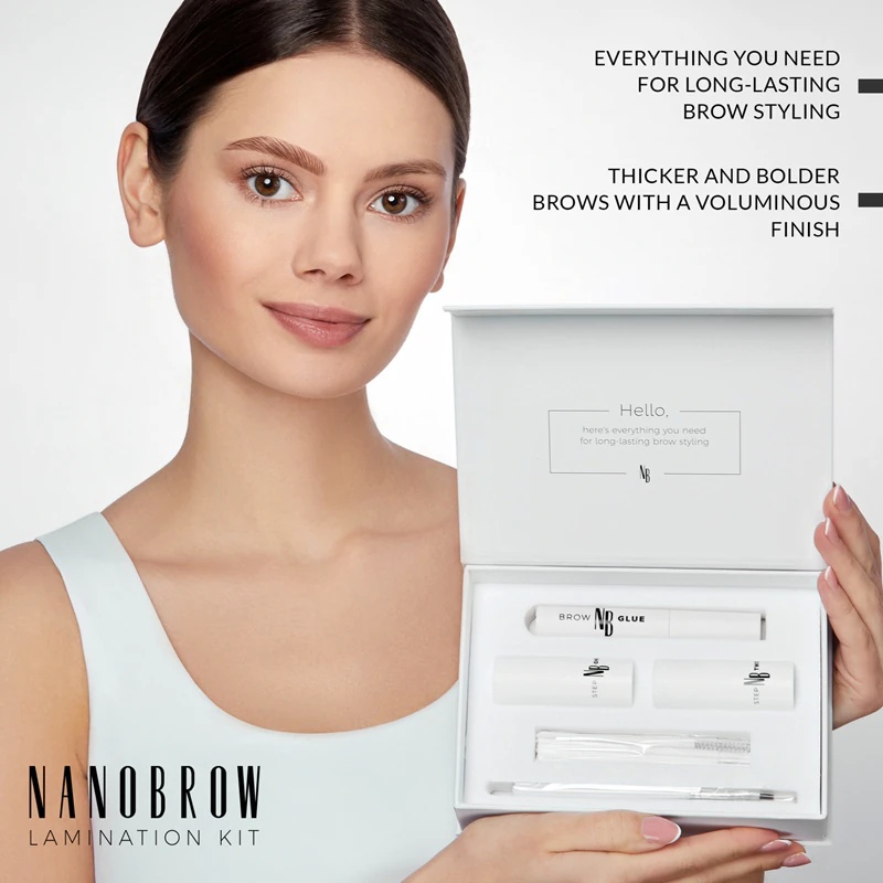 Nanobrow Lamination Kit antakių formavimo paletė