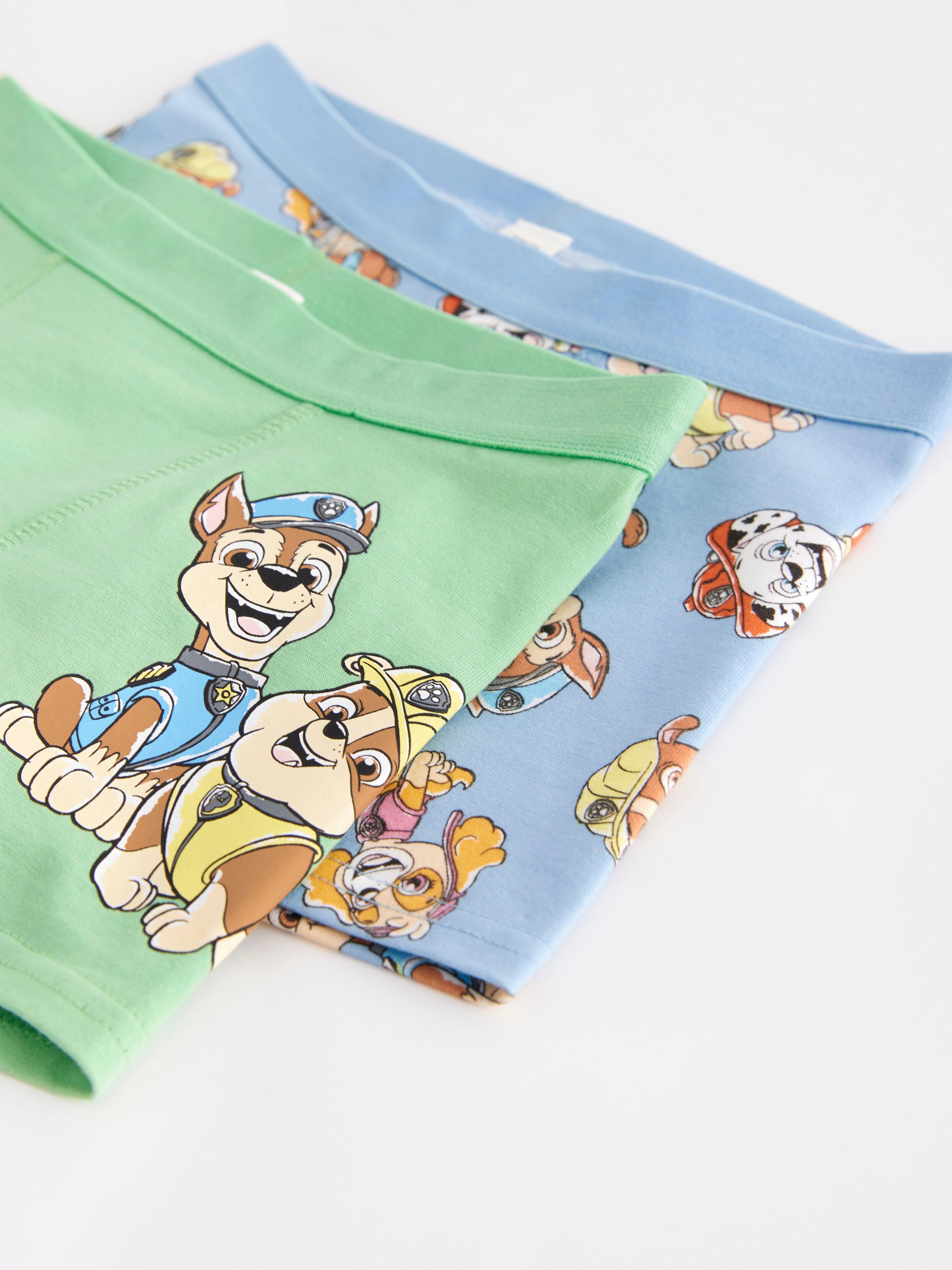 Pack de 2 calzoncillos bóxer de Paw Patrol, color azul claro.