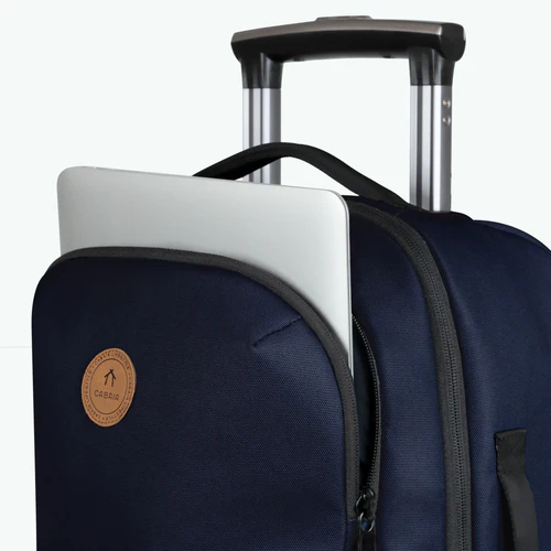 Cabaia Reykjavik koffert med myke sider og to hjul, XS, marineblå