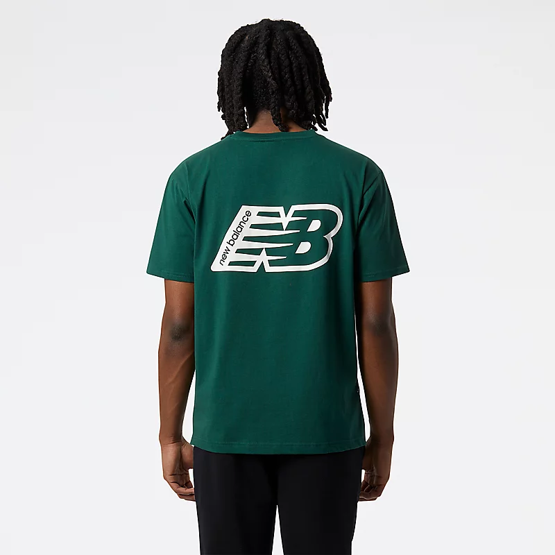 Pánské tričko s krátkým rukávem NB Essentials Graphic 2 - NIGHTWATCH GREEN