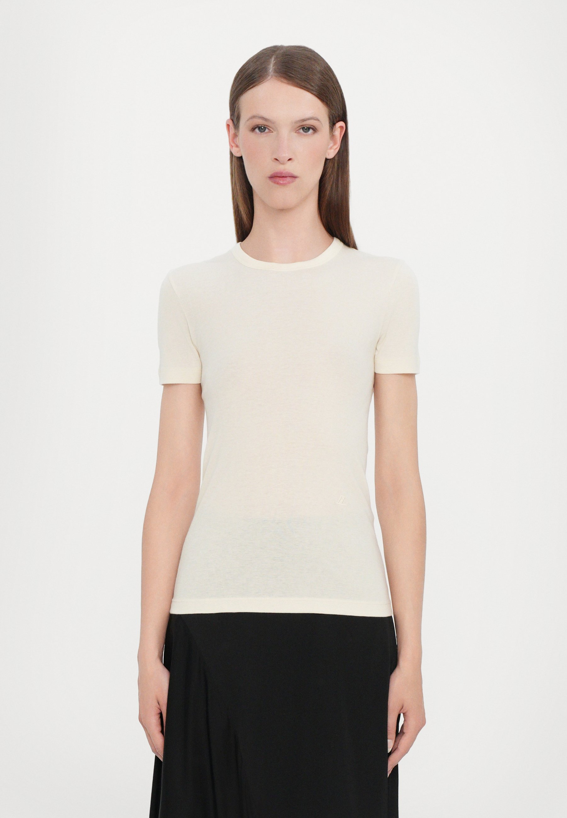 Helmut Lang SHRUNKEN TEE - Basic T-shirt - wit