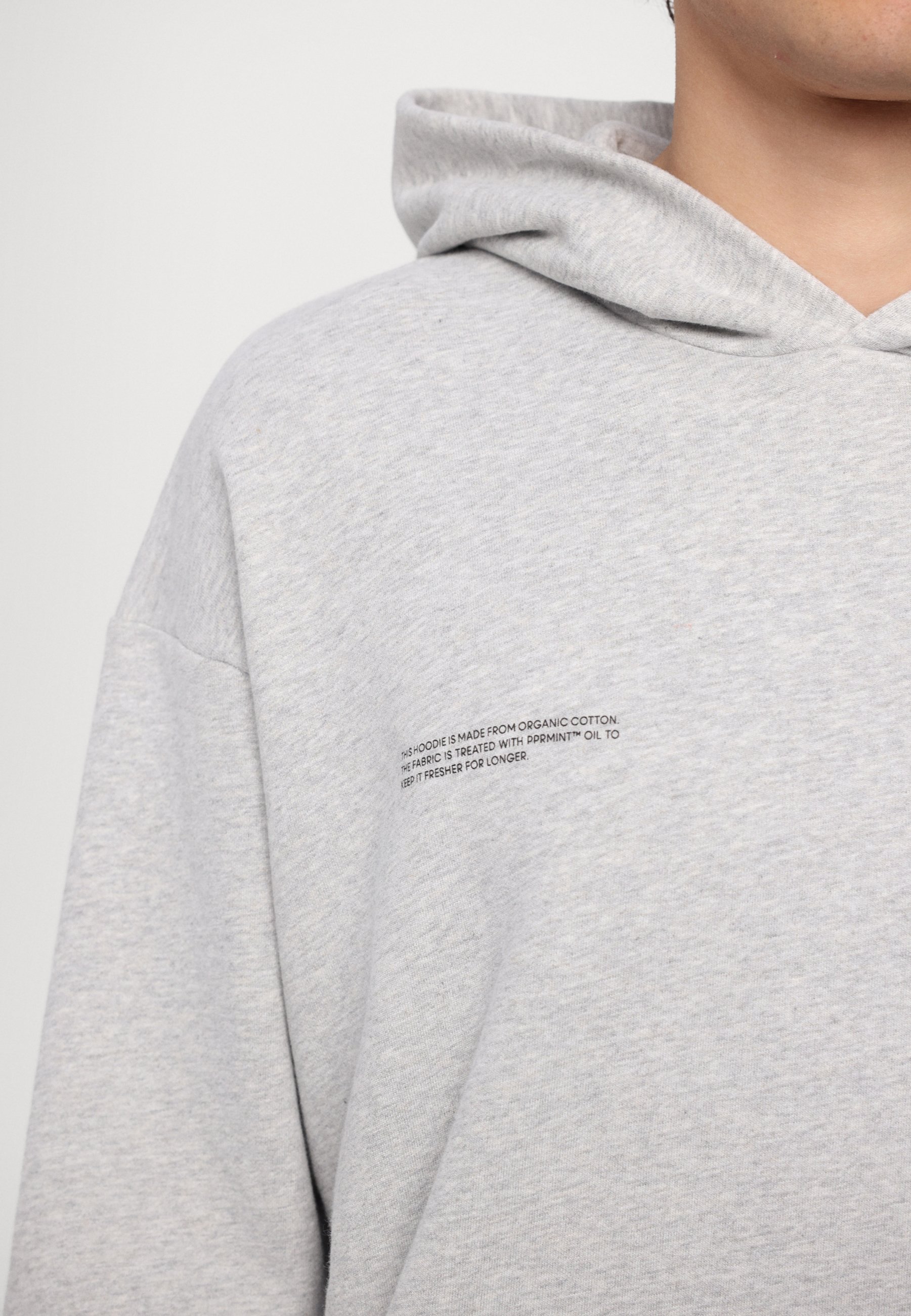 PANGAIA MIDWEIGHT HOODIE UNISEX - Sweatshirt - grijs gemêleerd
