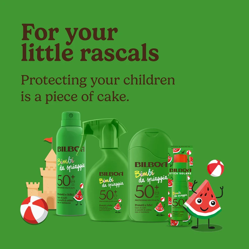 Bilboa Bimbi Trigger sprej za sončenje za otroke