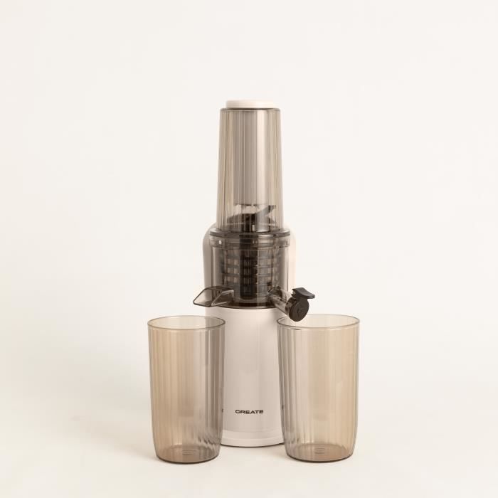 Extracteur de jus lent - Create - Mini - 150W - Fonction inverse - Format compact