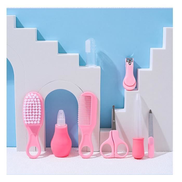 Kit de cuidado para bebés, neceser cómodo para bebés, accesorios higiénicos multifuncionales para viajes y el hogar.