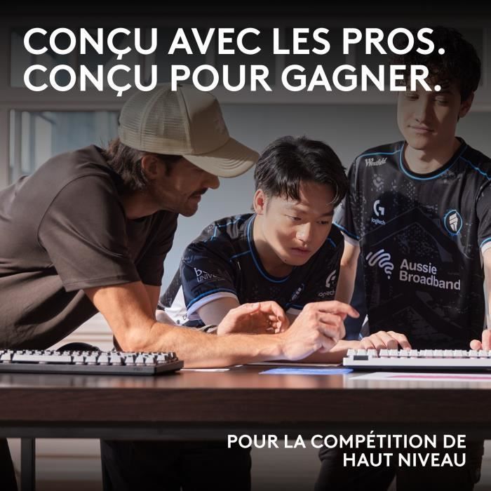 Kabellose Gaming-Tastatur – Logitech G – G Pro X 60 – Lightspeed – Weiß