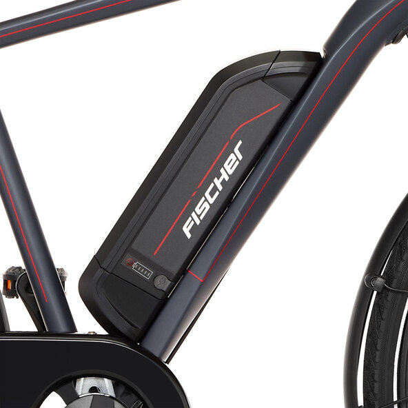 Bicicletă electrică de drumeție VIATOR 1.0 pentru bărbați 422, înălțime cadru 50 cm