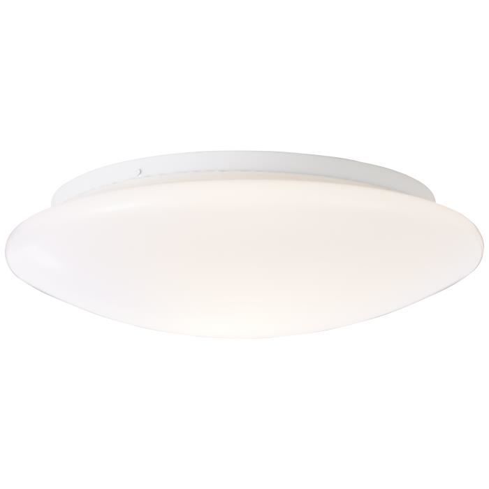 Aplique de pared exterior - BRILLANTE - FARLY - Metal y plástico - Blanco - E27 - 1 x 20 W IP44