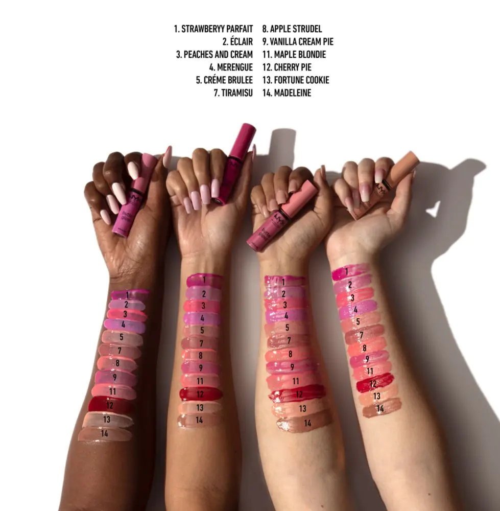 NYX Butter Gloss Błyszczyk do ust Madeleine