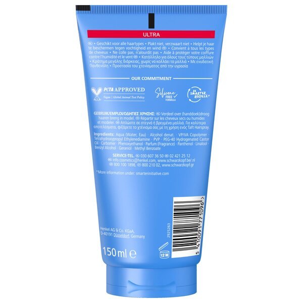 Taft Ultra Level 4 gel za kosu 150ml