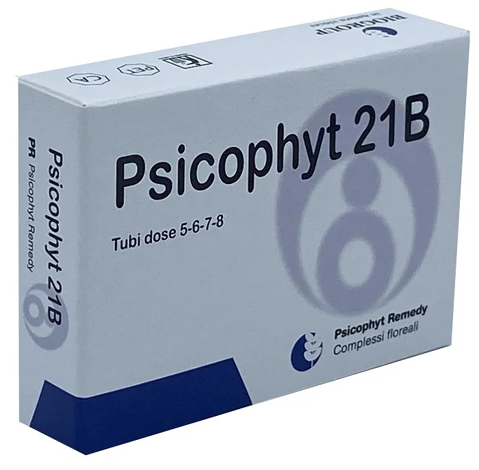 BIOGROUP Psicophyt Rmedy 21 B 4 Röhren mit Kügelchen