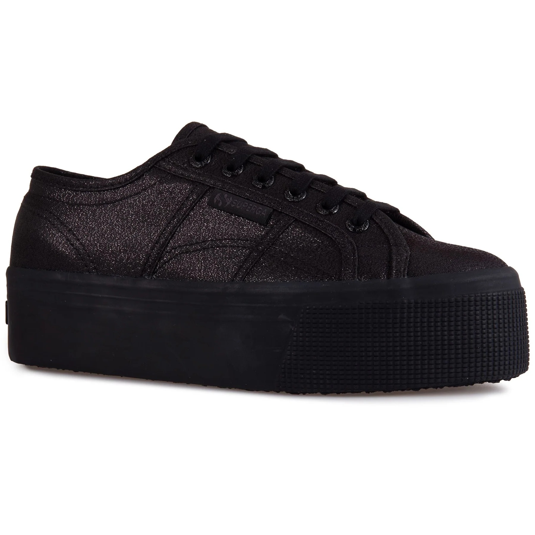 2790 PLATFORM LAME-TOTAL BLACK