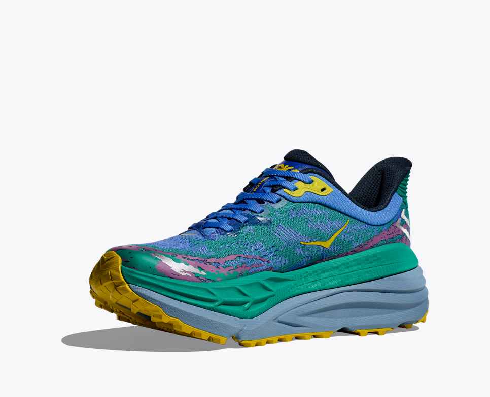 HOKA Stinson 7 Albastru virtual / Verde tehnologic