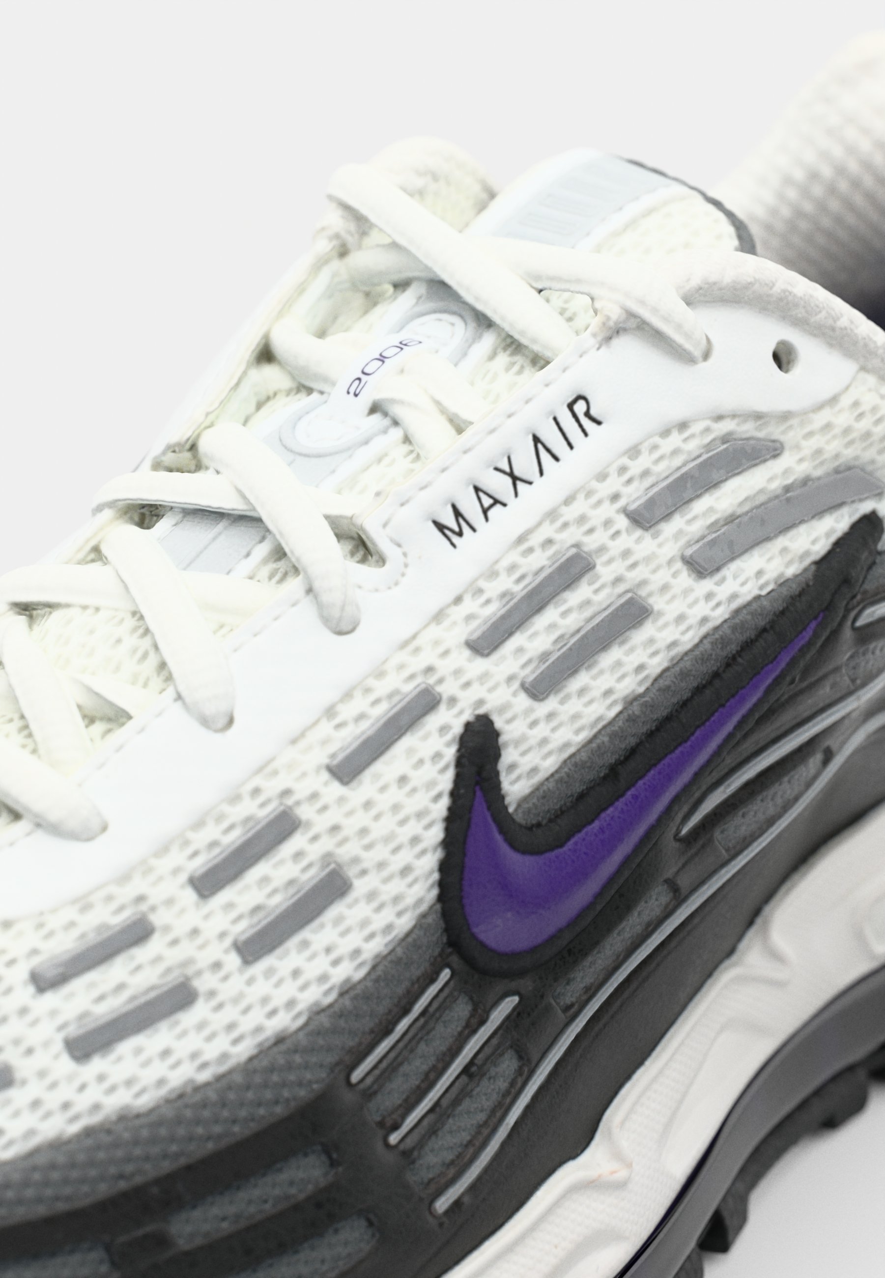 Nike Sportswear AIR MAX TL 2.5 UNISEX - Scarpe da ginnastica - bianco/uva selvatica/nero/grigio fumo