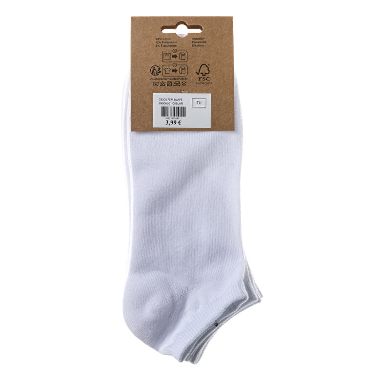 Chaussettes et collants Femme Blanc