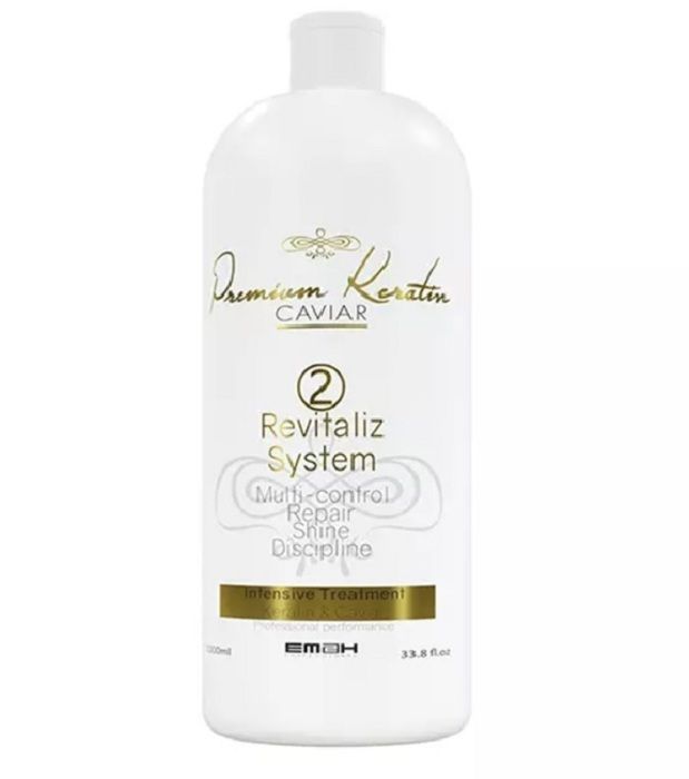 Premium Keratin Caviar Smoothing -hoitoaine hiuksille - 1000ml - Em2h