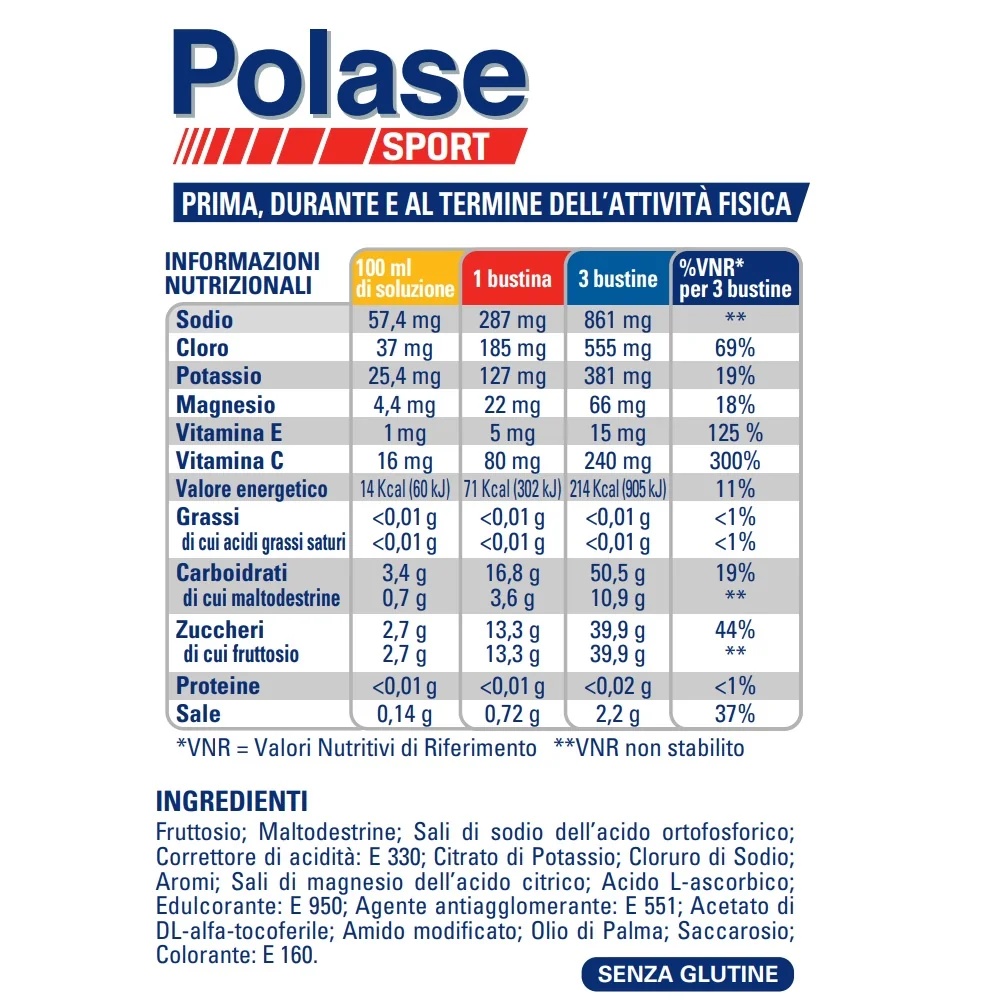 POLASE Polase Sport 10 sachets Energiesupplement voor sporters