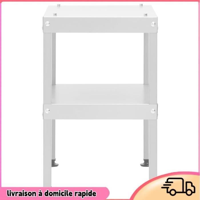 Tavolo Cocosity per affumicatore/forno 40x28x44,5 cm in acciaio zincato - 7894202859756
