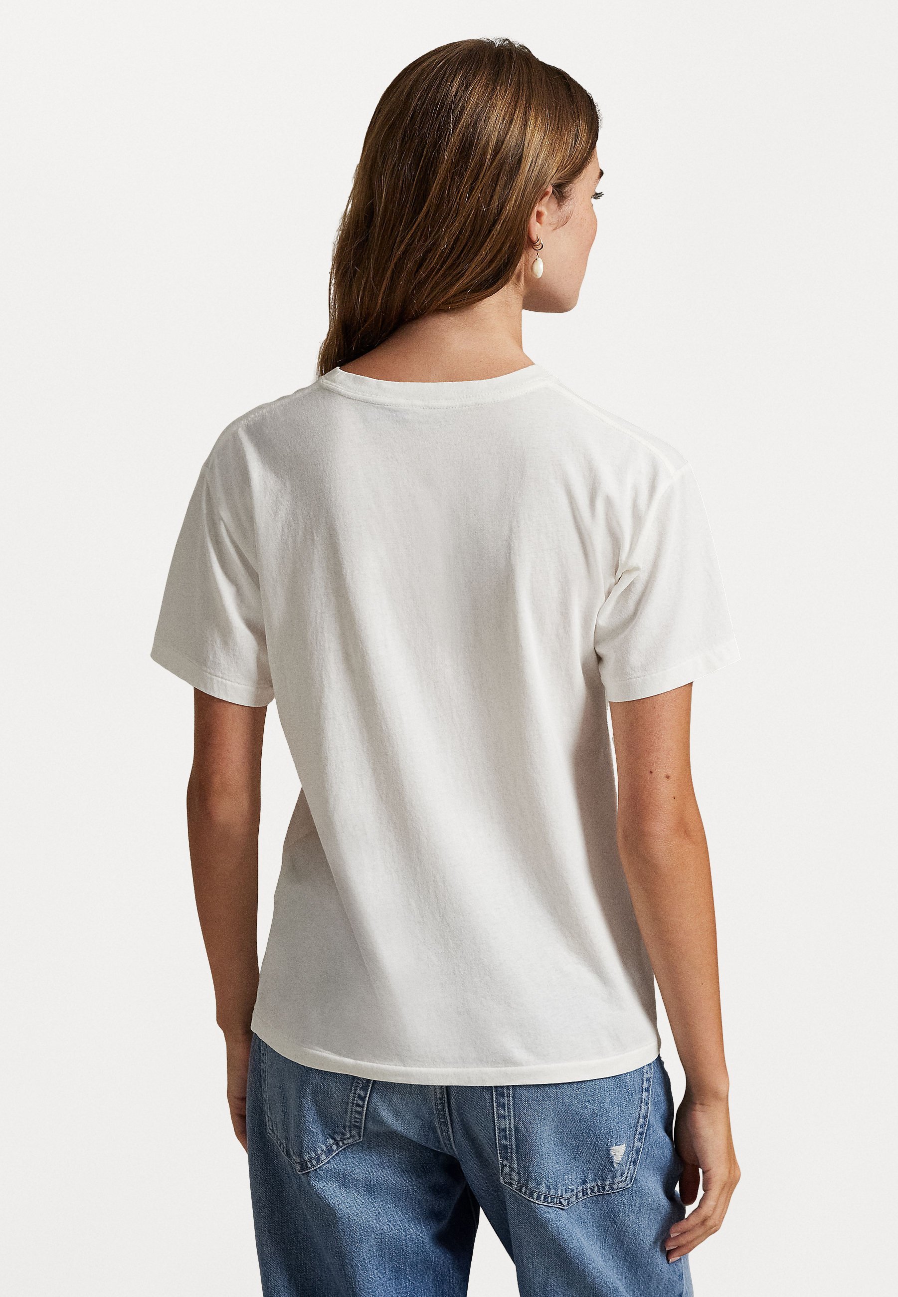 Polo Ralph Lauren POLO BEAR COTTON JERSEY MAJICA - Potiskana majica - nevis