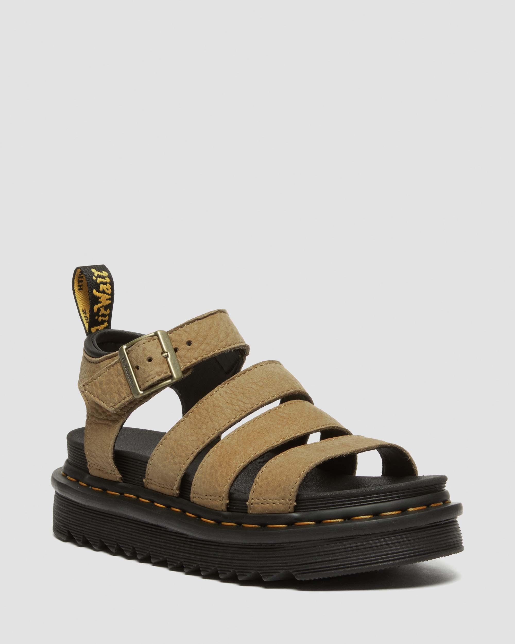 Blaire Tumbled Nubuck Leder Sandalen