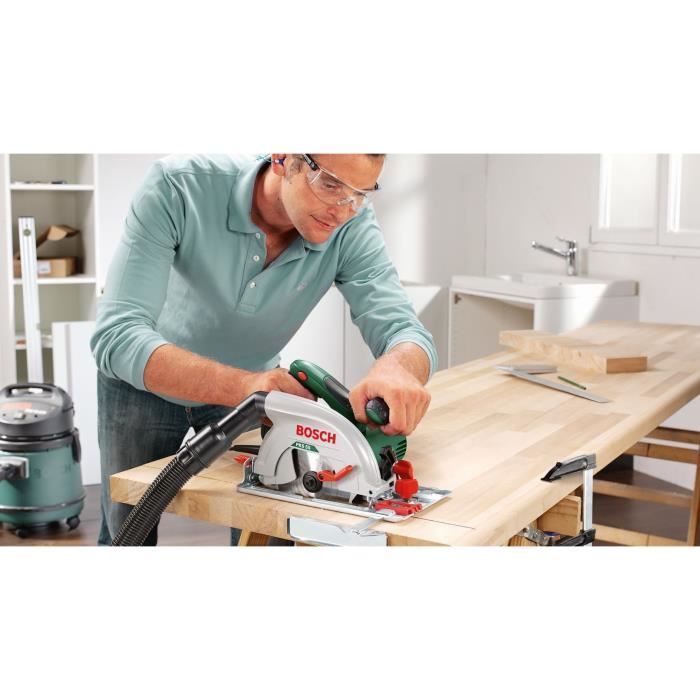BOSCH PKS 55A 1200W Circular Saw, 160mm + Dust Collection Case - 0603501000