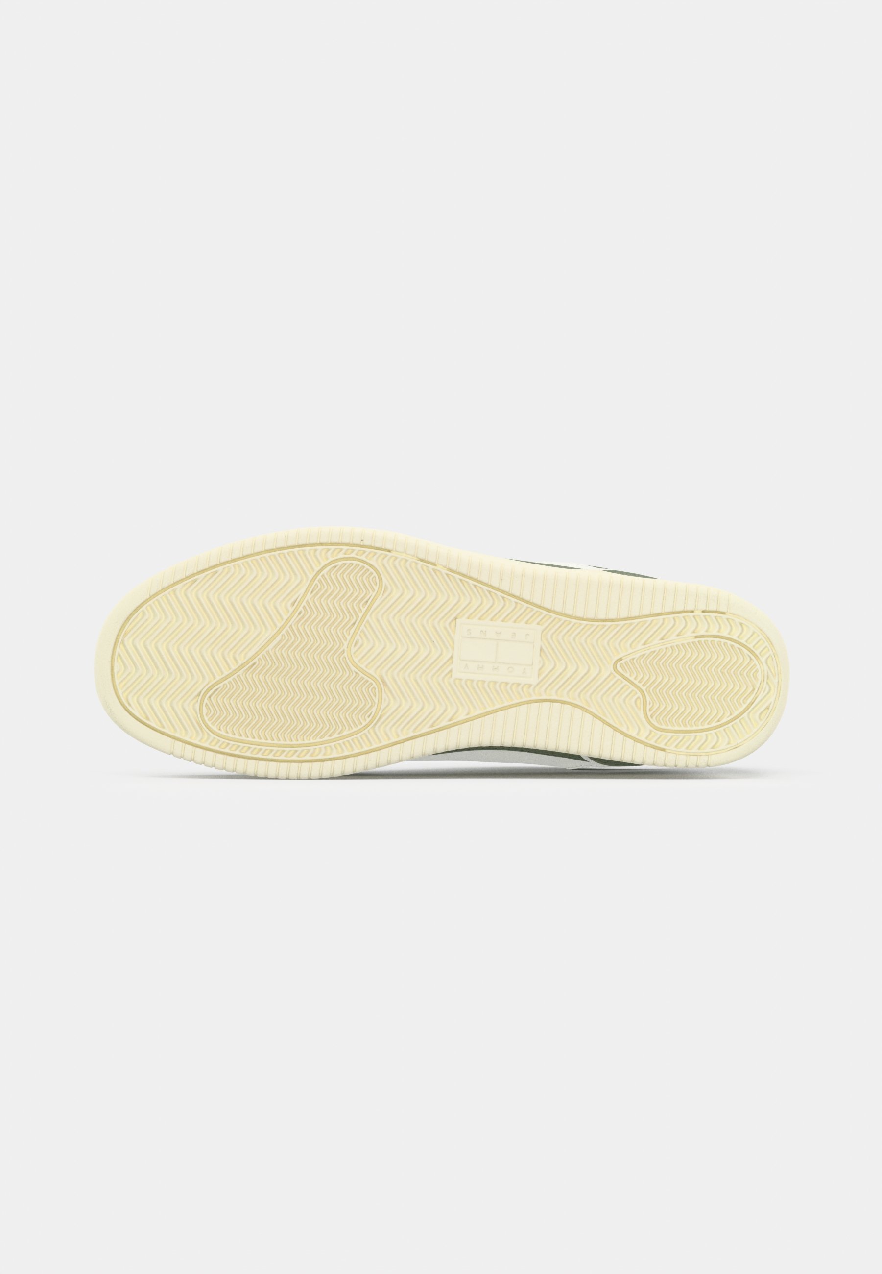 Tommy Jeans RETRO BASKET - Tenisky - ecru/aruba green