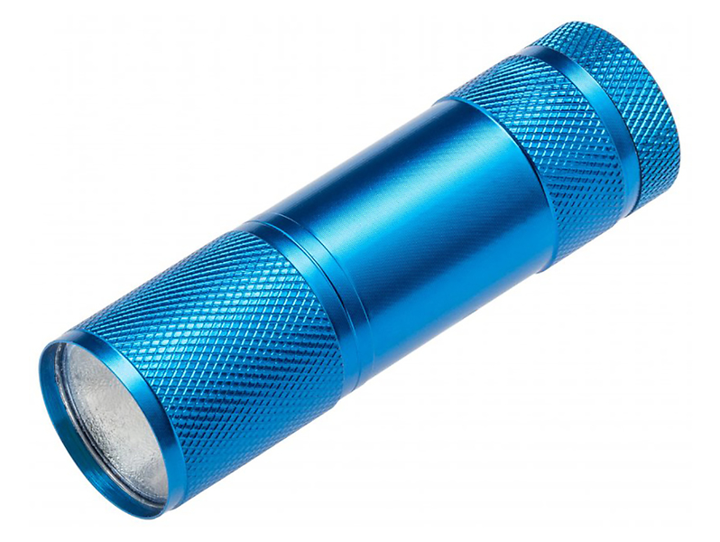 Latarka kieszonkowa LED aluminiowa niebieska