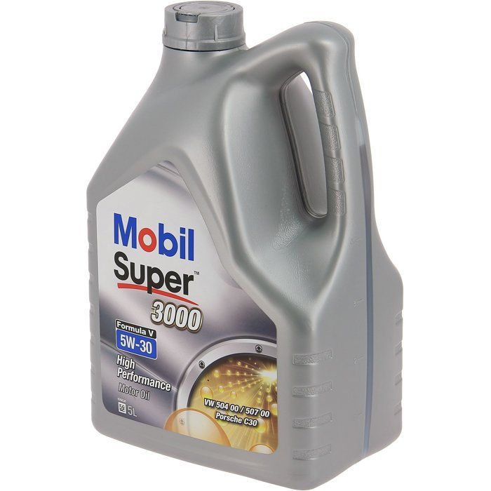 5W-30 Synthetic Engine Oil - MOBIL - Super 3000 - Formula-V - 5L can - high performance