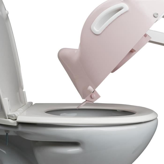 Redutor de Assento Sanitário THERMOBABY Kiddyloo® - Rosa Claro
