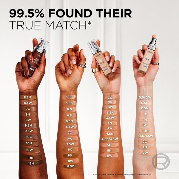 L’Oréal Paris 5.5D/W True Match Foundation<br>30ml
