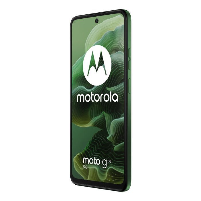 Smartphone - Motorola - Moto G35 - 5G - 4 GB de RAM - 128 GB - Doble SIM - Vert