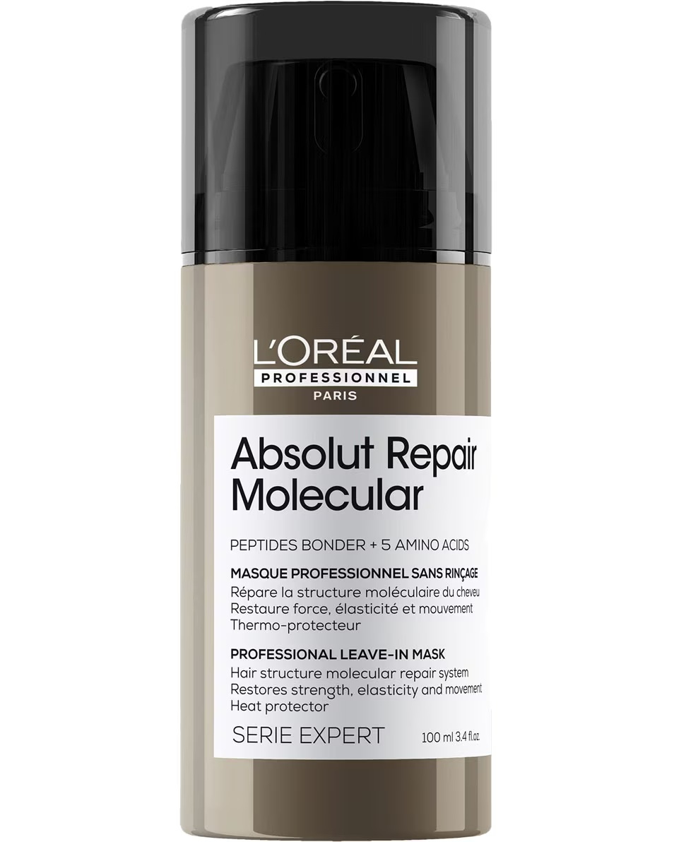 L'OREAL PROFESSIONNEL Absolut Repair Molecular maska za obnovu bez ispiranja za sve tipove oštećene kose