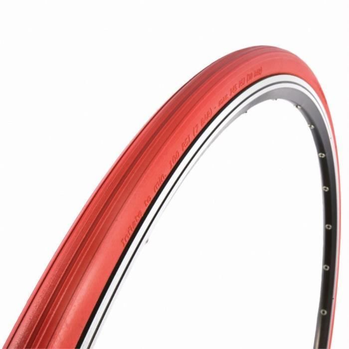 700 x 23C (23-622) 26 TPI red home trainer tire for bicycles and cycling training