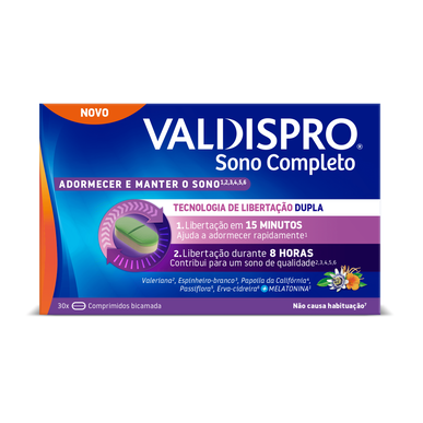 Valdispro Suplemento para Manter o Sono Completo      30 comprimidos 30 comprimidos