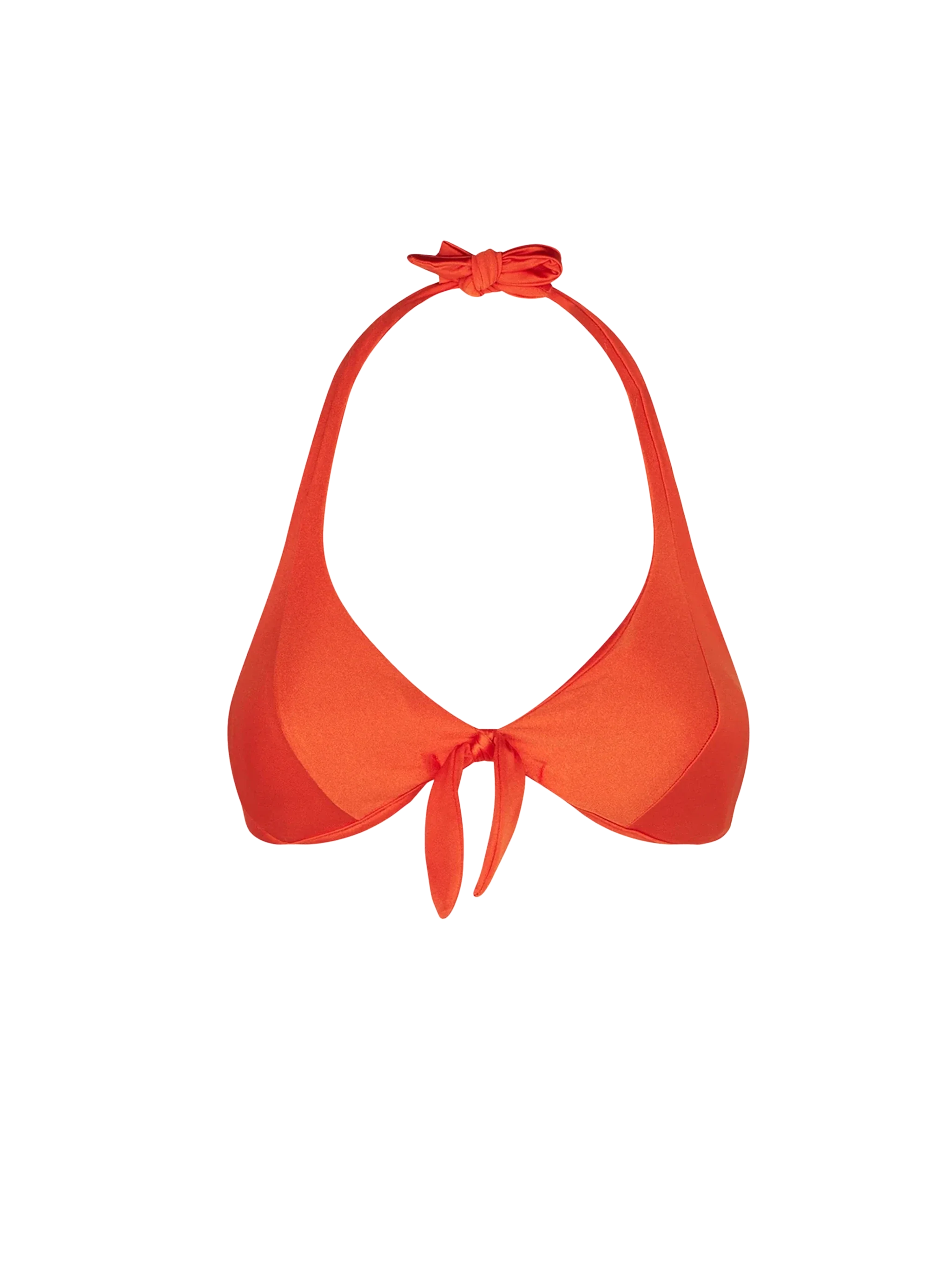 Triángulo naranja con aros