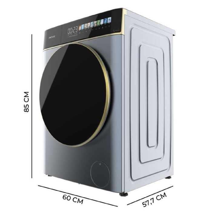 Cecotec Bolero DressCode 9900 Inverter wasmachine met voorlader, volledig in kleur, ijsblauw A