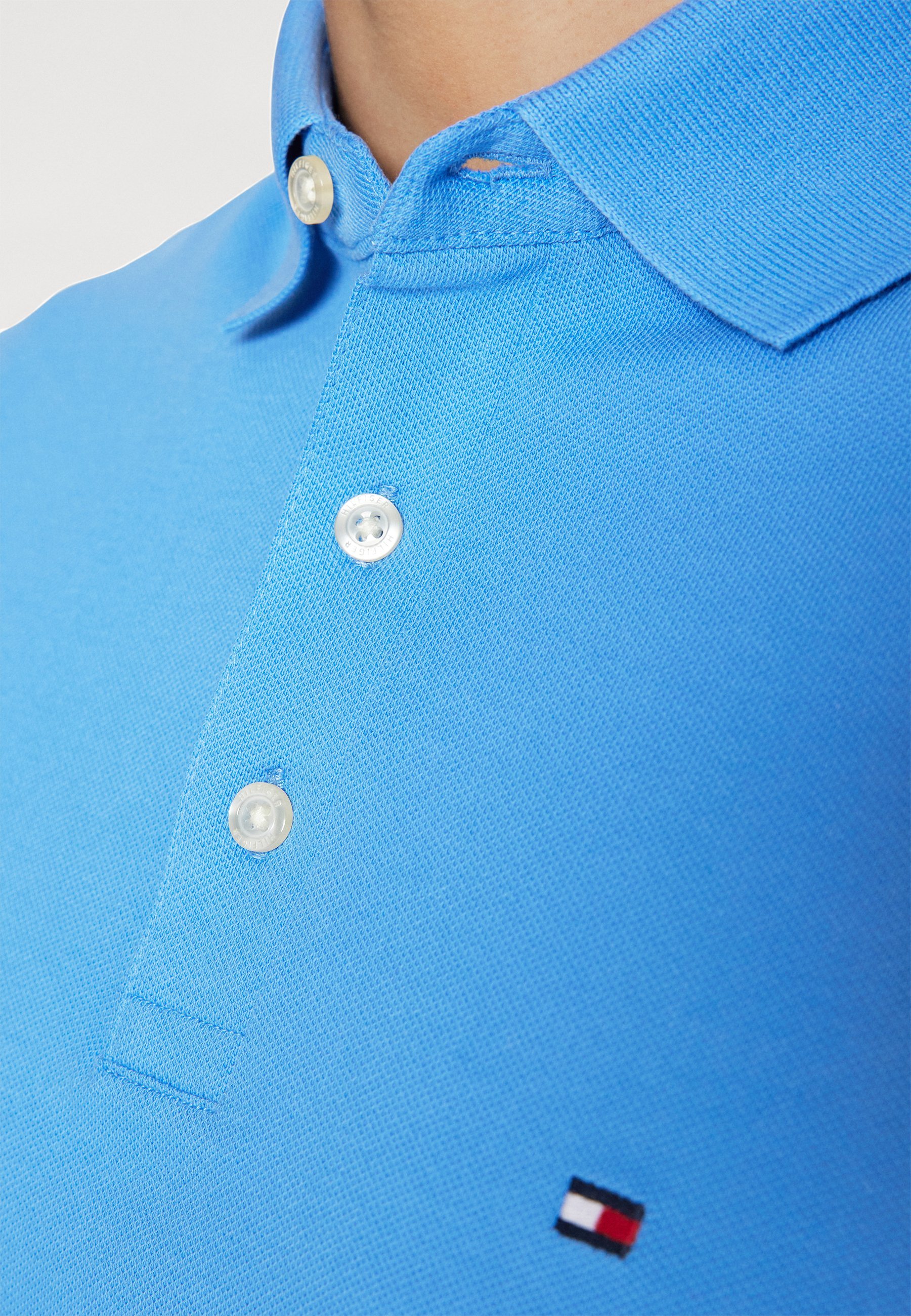 Polo Tommy Hilfiger SLIM - bleu