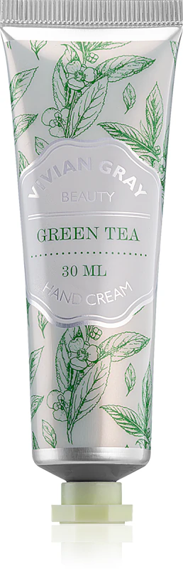 Creme para as mãos suave com chá verde da Vivian Gray Naturals